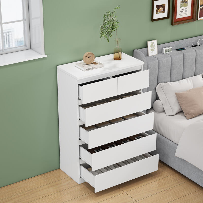 Glalob 2+4 Drawer Dresser image number 2