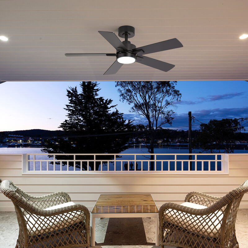 Breezary 42" Ceiling Fan with LED Light, 5 Reversible Blades, 6 Speeds, Remote image number 8
