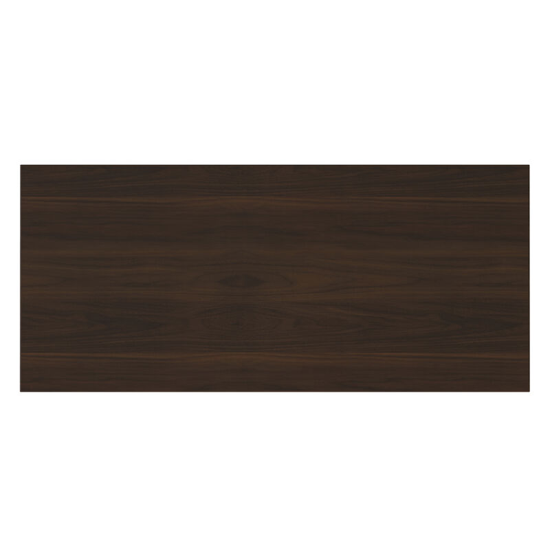 Redmond SOLID WOOD 32 inch Wide Transitional Low Storage Cabinet in Brunette Brown image number 6