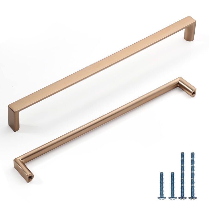 KNOKLOCK 10 Pack 7.5 Inch(192mm) Kitchen Cabinet Handles Champagne Bronze Cabinet Pulls Kitchen Cabinet Hardware Drawer Pulls fo
