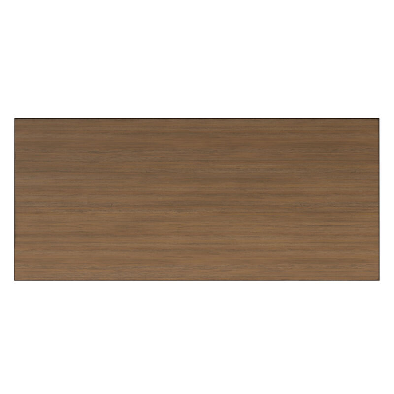 Redmond SOLID WOOD 32 inch Wide Transitional Low Storage Cabinet in Rustic Natural Aged Brown image number 6