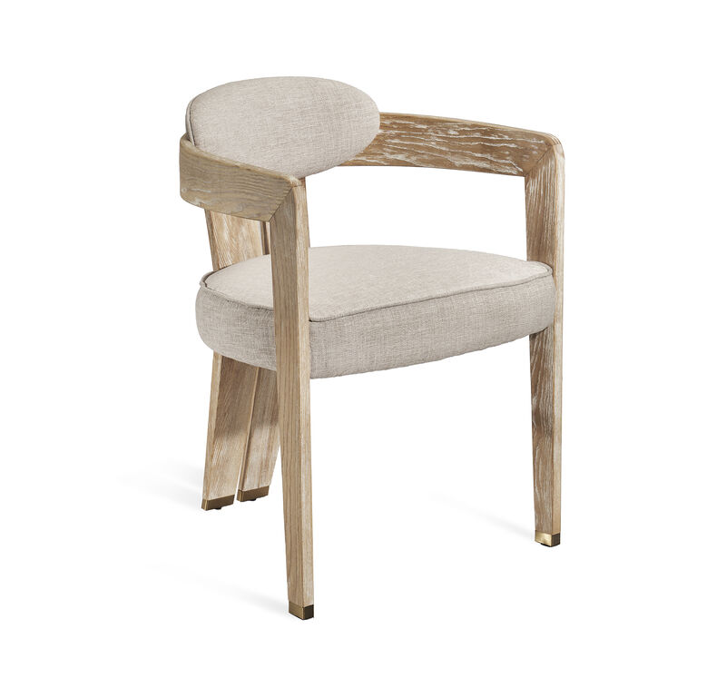 Maryl II Dining Chair - Cream Linen