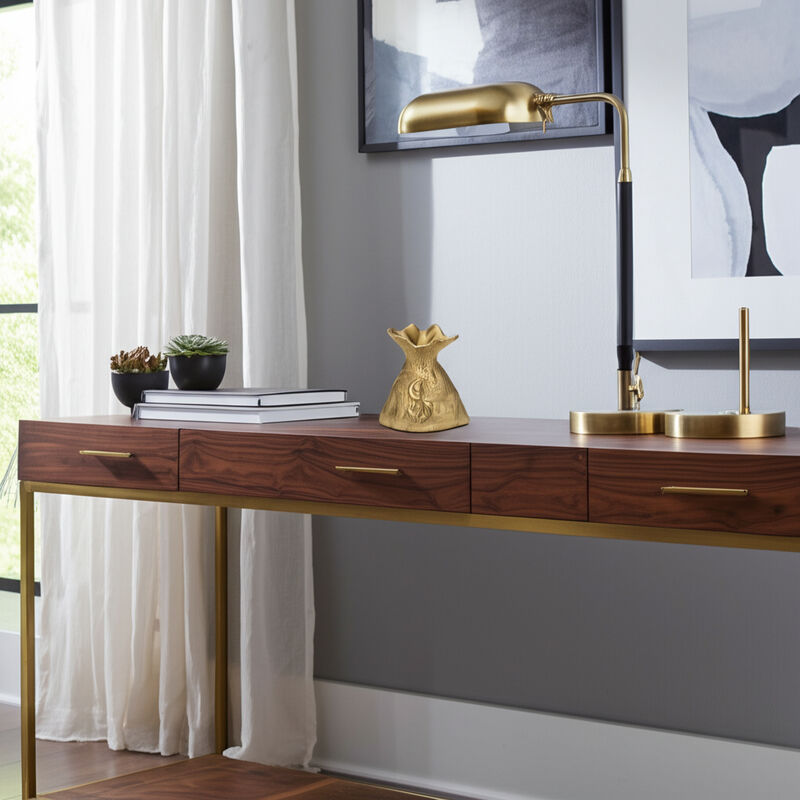 Embossed Money Bag Figurine