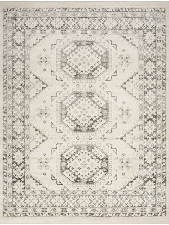 Serenity Home SRH01 Ivory/Gray 9' x 12' Rug