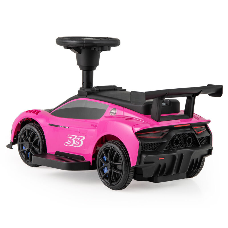 6V Battery Powered Kids Ride-On Push Car with Foot Pedal and Music image number 5
