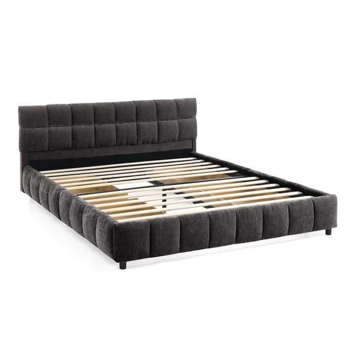 Wufgik Queen Size Upholstered Bed