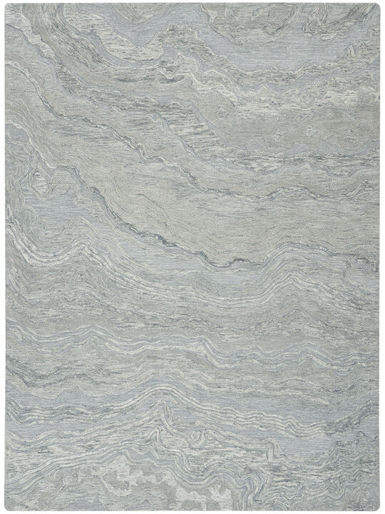 Graceful GRU01 Blue 8'6" x 11'6" Rug