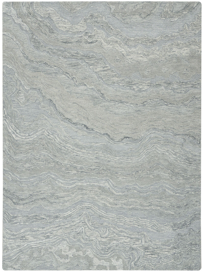 Graceful GRU01 Blue 8'6" x 11'6" Rug image number 0