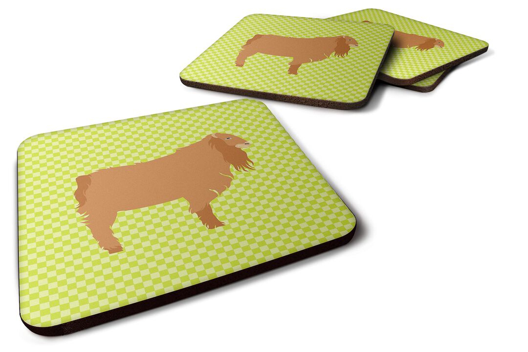Caroline's Treasures American Lamancha Goat Green Decorative coasters, 3.5, Multicolor