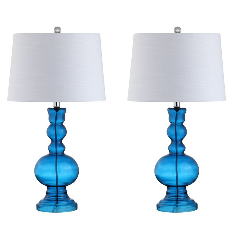 Genie Glass LED Table Lamp (Set of 2)