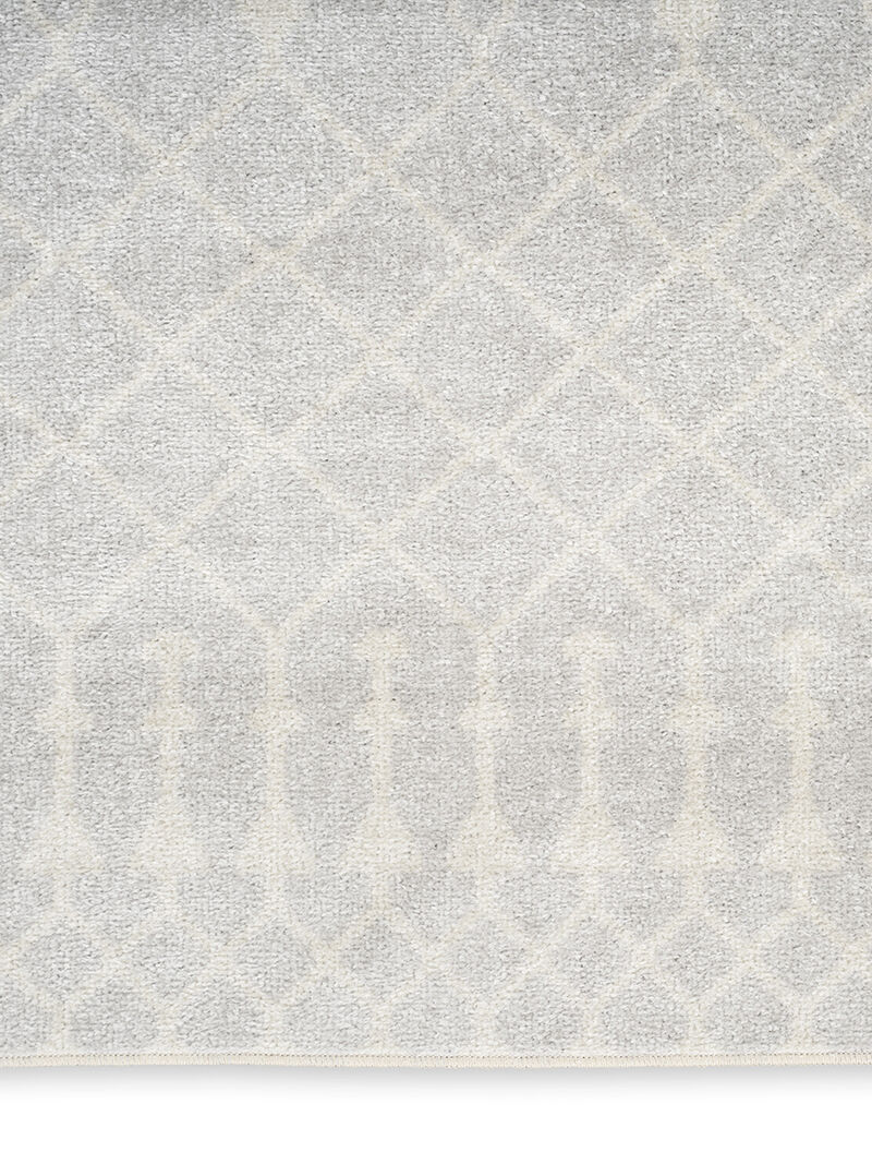 Astra Machine Washable ASW10 Gray 2'2" x 10' Rug