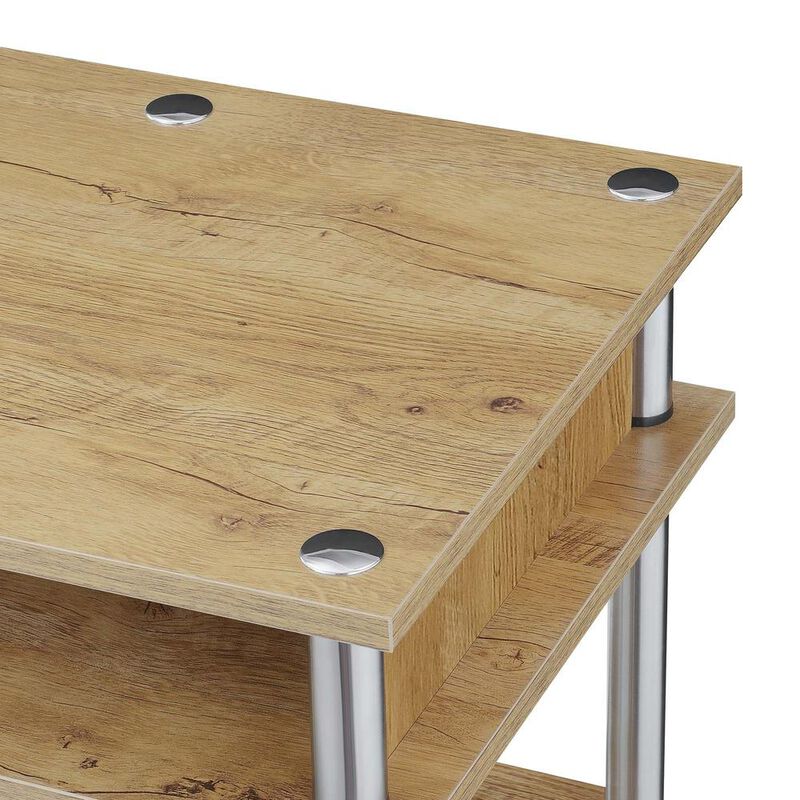 Convenience Concepts Designs2Go No Tools Student Desk with Shelves, R4-0541