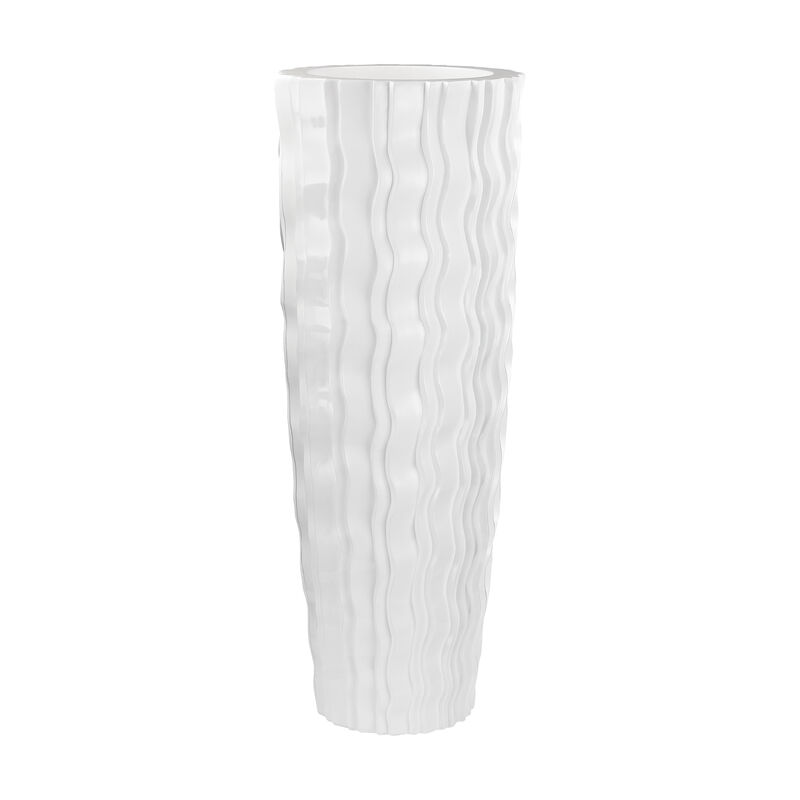 Wave Vase Large in White