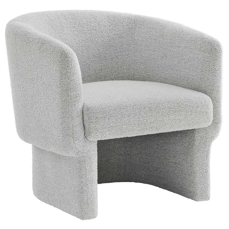 Muse Boucle Fabric Barrel Accent Chair image number 0