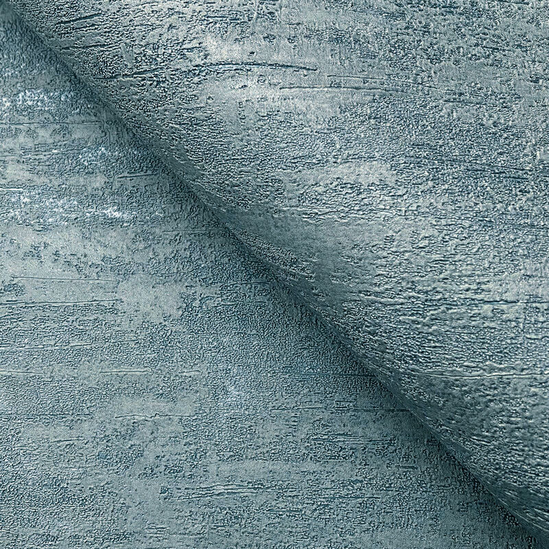Weathered Stucco Dusty Blue Wallpaper (Set of 2) image number 1