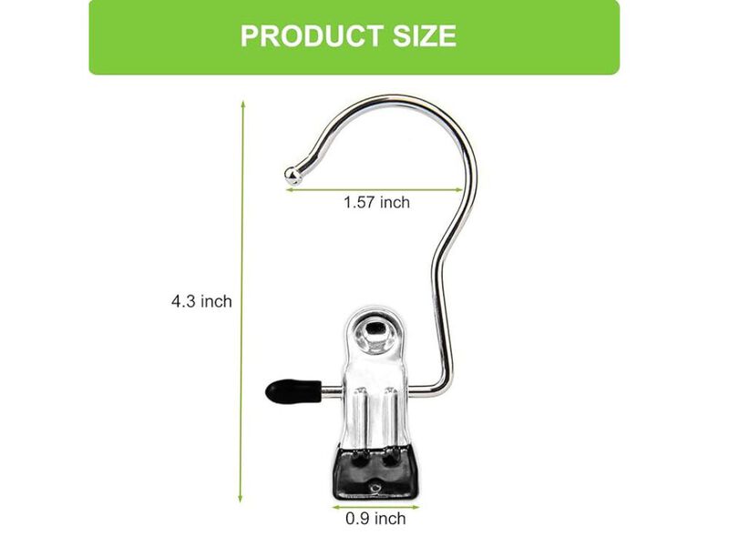 Laundry Hooks Hanging Clips Clothes Pins Closet Hanger Organizer Clamps image number 2