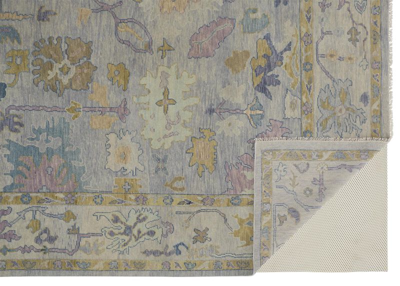 Karina 6791F Gray/Purple/Gold 2' x 3' Rug