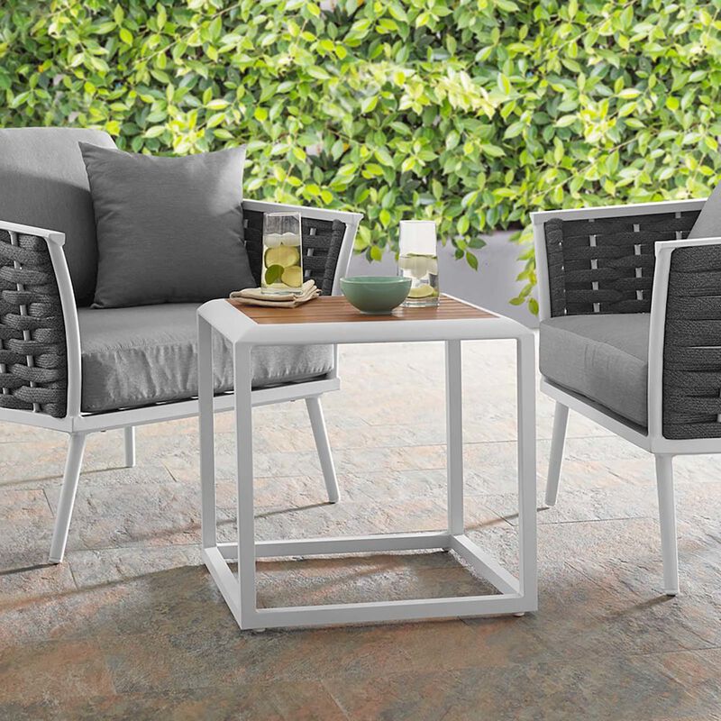 Stance Outdoor Patio Aluminum Side Table image number 4