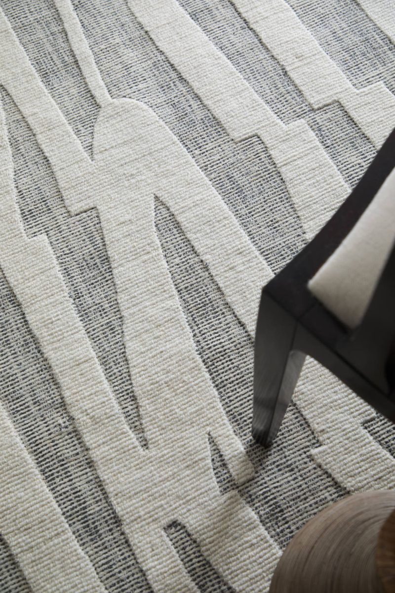 Peconic T8009 Ivory/Black 9' x 12' Rug by Thom Filicia image number 4
