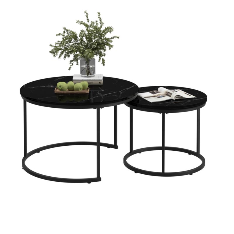 Winpis 2-Piece Nesting Coffee Table Set image number 8