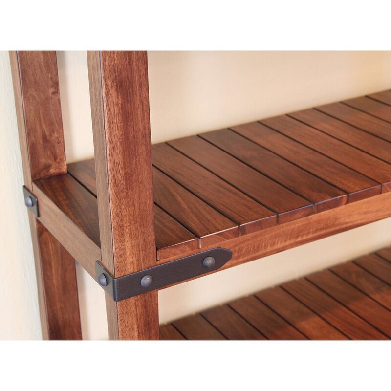 Crafter and Weavers Granville Parota Industrial Bookcase - 70H