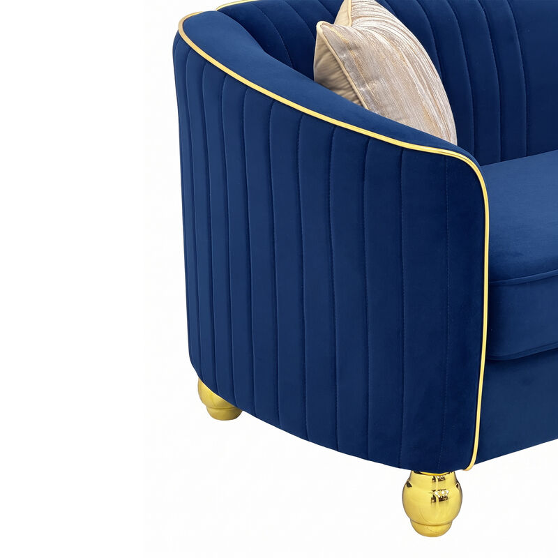Grebol 3 Seater Velvet Sofa image number 6