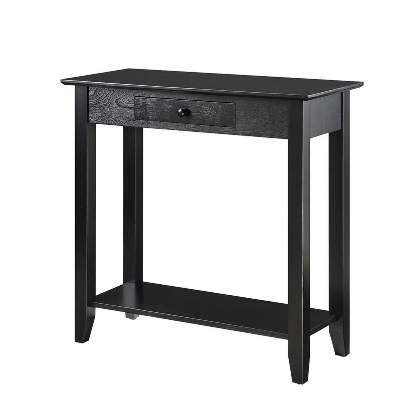 Convience Concept, Inc. American Heritage Hall Table with Drawer and Shelf