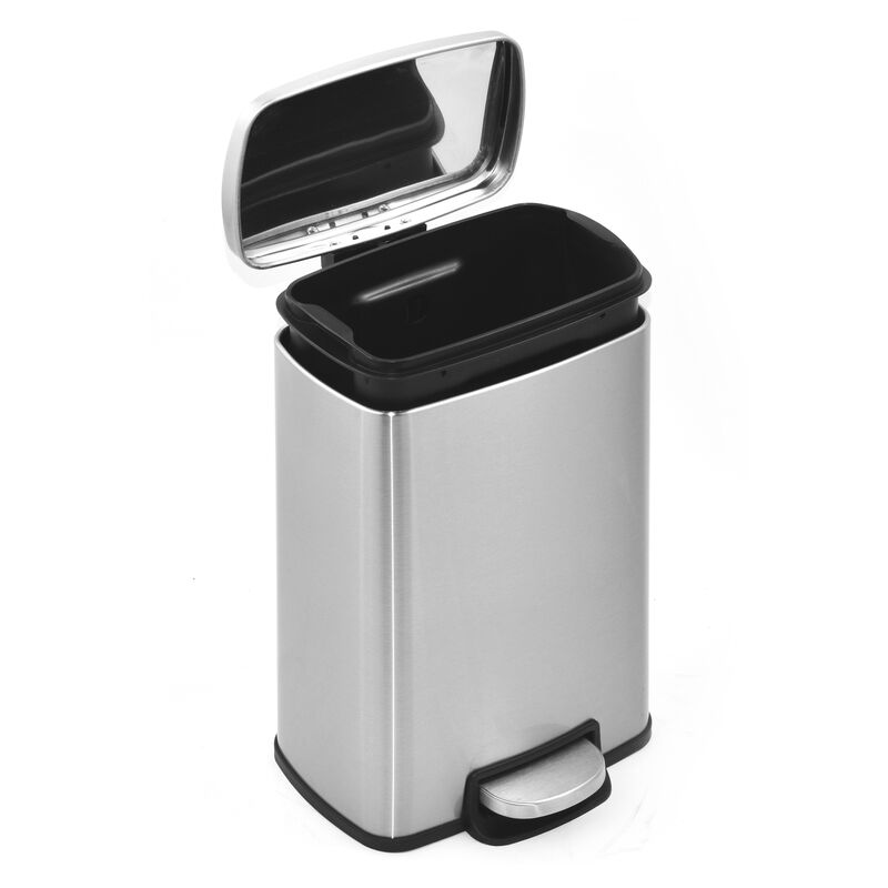 1.3 Gallon Stylish Shape Stainless Steel Trash Can