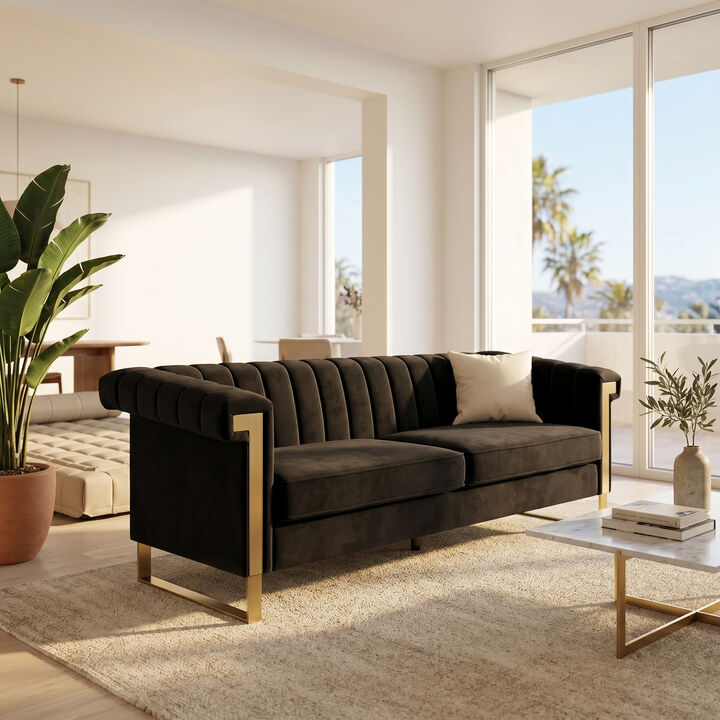 Brahal  Sofa with Metal Legs