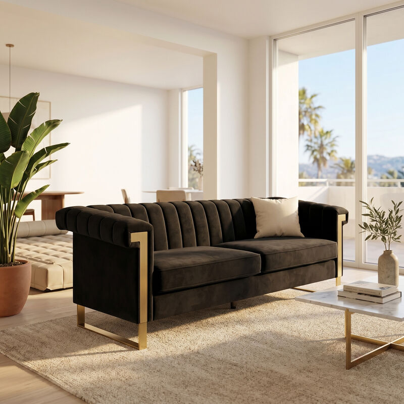 Brahal  Sofa with Metal Legs image number 1