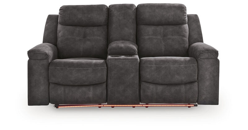 Brysonview Reclining Loveseat with Console image number 6