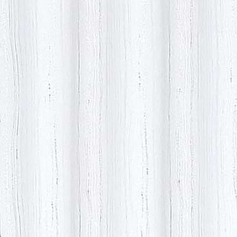 Rt Designers Collection Beautiful Iceland Metallic Blackout Grommet Curtain Panel  Drape 54" X 84"  White
