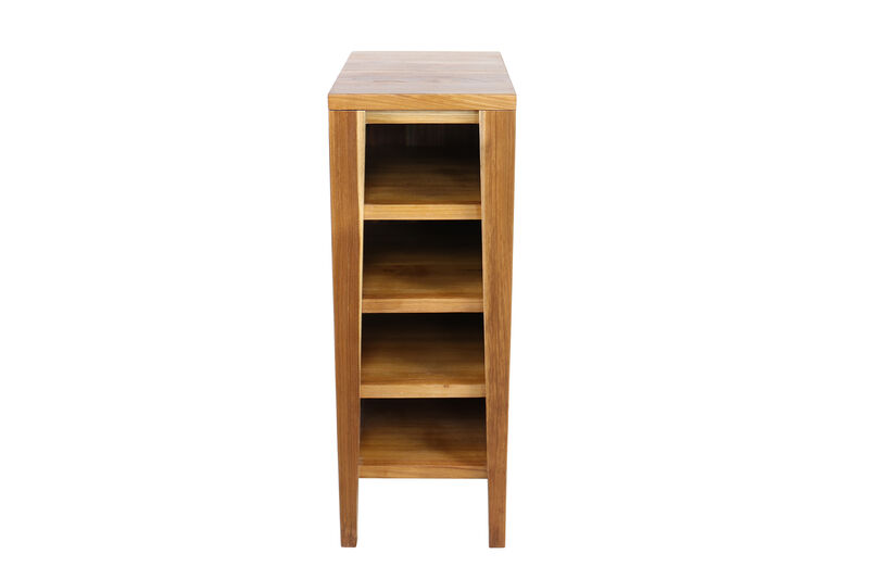 EcoDecors&reg; Signifiacado&reg; 12&rdquo;L Modular Compact Side Vanity with Shelves in EarthyTeak Finish image number 2