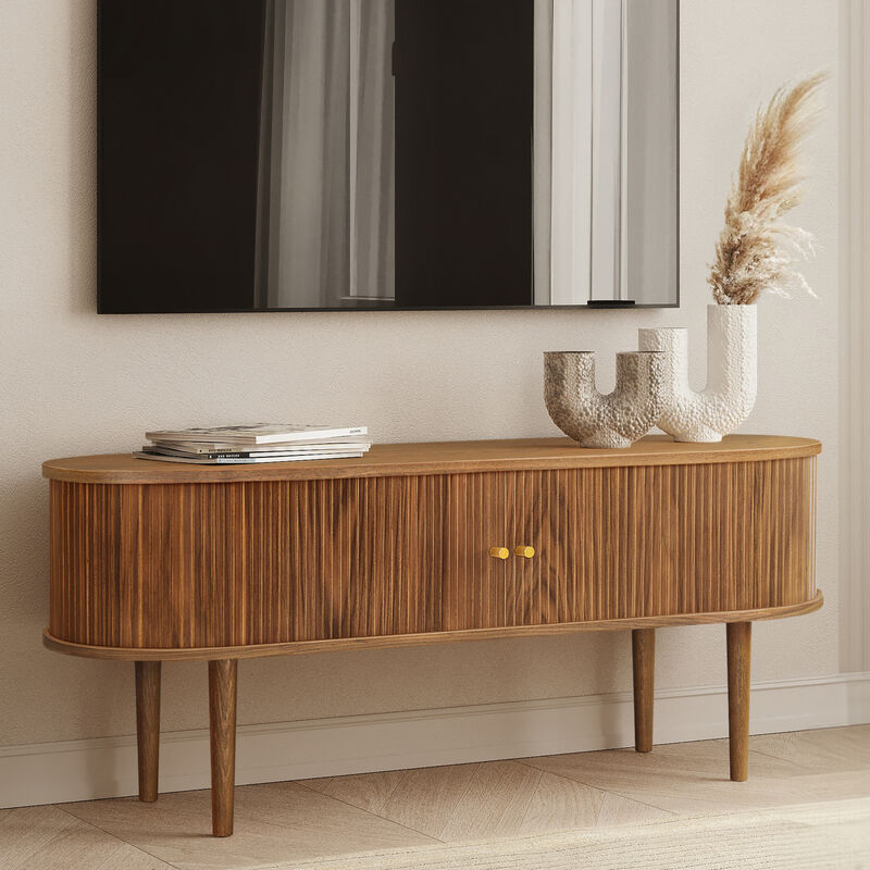 SLIDDO 55 TV Stand with storage.