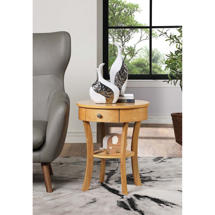 Convenience Concepts Classic Accents Schaffer End Table, Natural