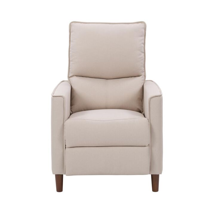 CorLiving Alder Manual Recliner in Beige
