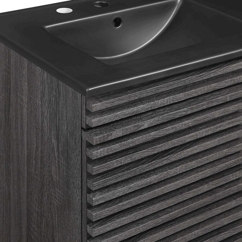 Render 48" Wall-Mount Bathroom Vanity Basin Included image number 8