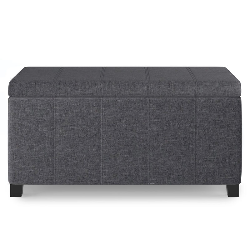 Dover 36 in Wide Rectangle Storage Ottoman Bench