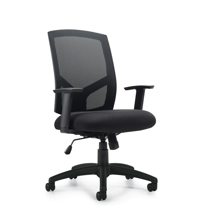 Global Industries Southwest|Gisds-web|Black Mesh Managers Chair|Home Office