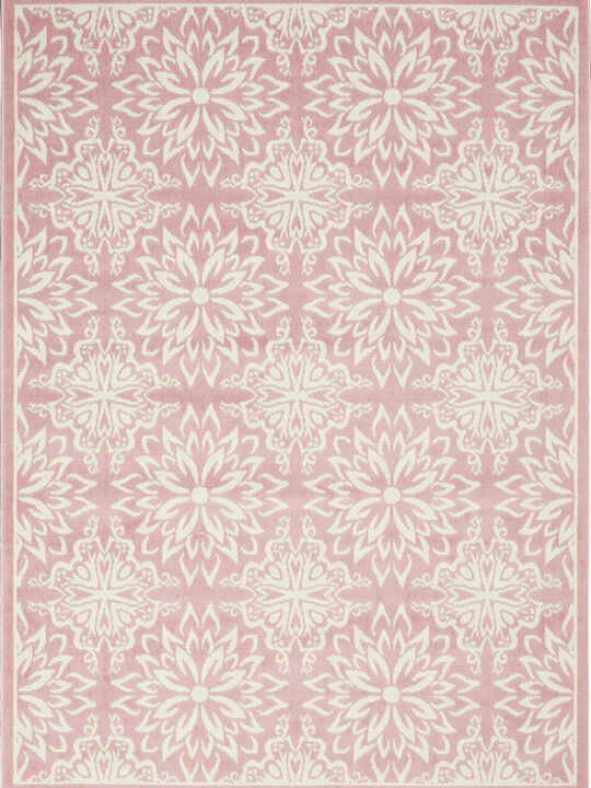 Jubilant JUB06 Ivory/Pink 4' x 6' Rug