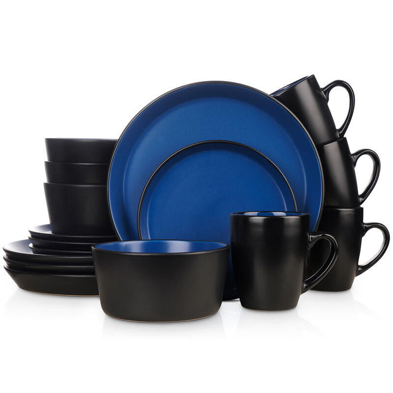 Stone Lain Albie Stoneware 16 Piece Dinnerware Set