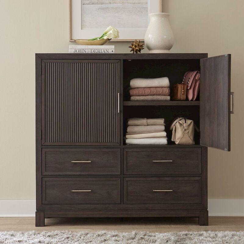 Liberty Furniture Modern Edge Dressing Chest for Bedroom - Caffe image number 7