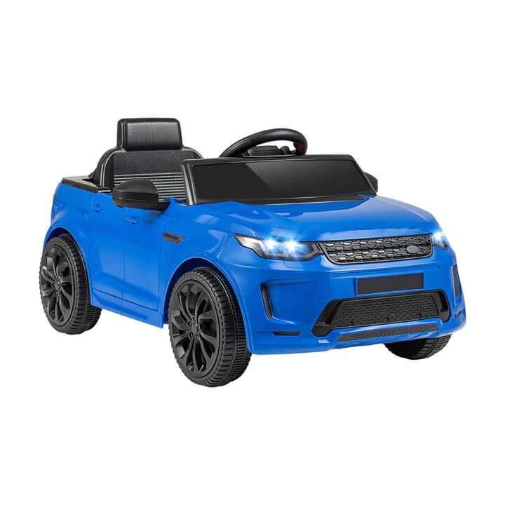 12V Kids Ride On Car with Remote Control, LED Lights, Music and Safety Belt