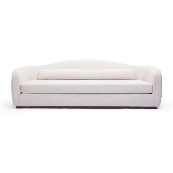 Camille Green Performance Linen Chenille Sofa