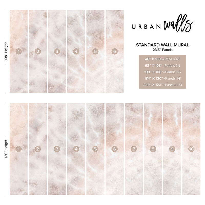 Radial Tie Dye Wall Mural