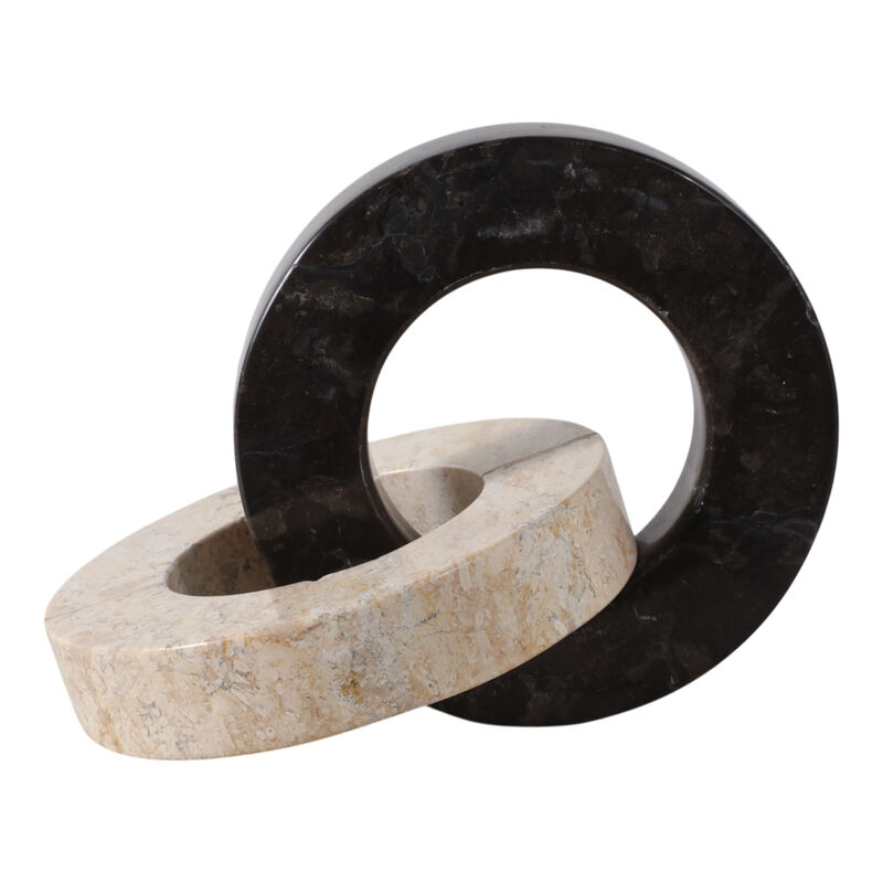 2 Round Marble Links image number 0