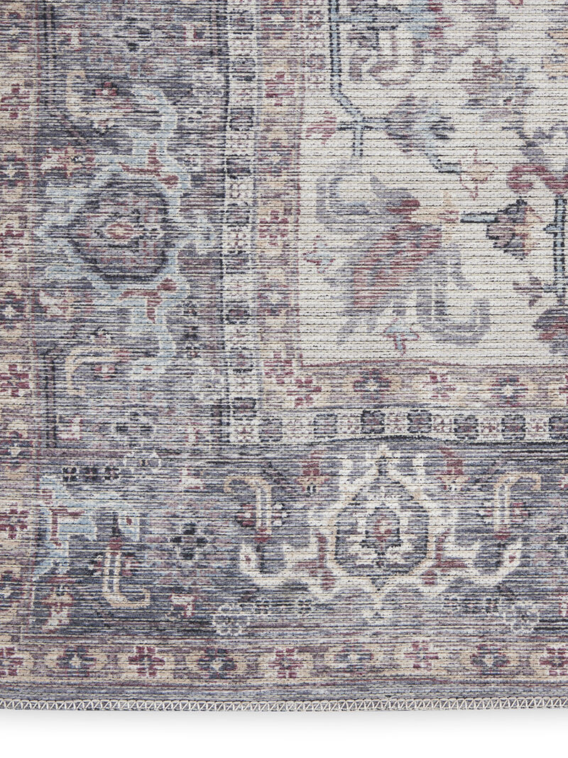 Machine Washable Series 1 SR104 Gray 4' x 6' Rug