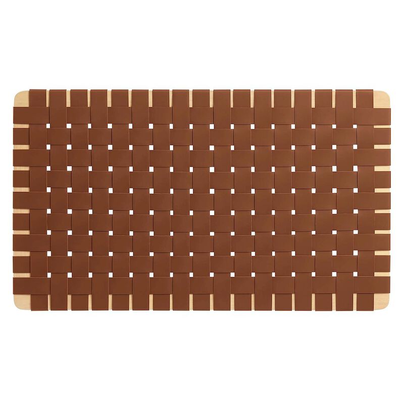 Sparta Weave Wall-Mount Vegan Leather Twin Headboard image number 0