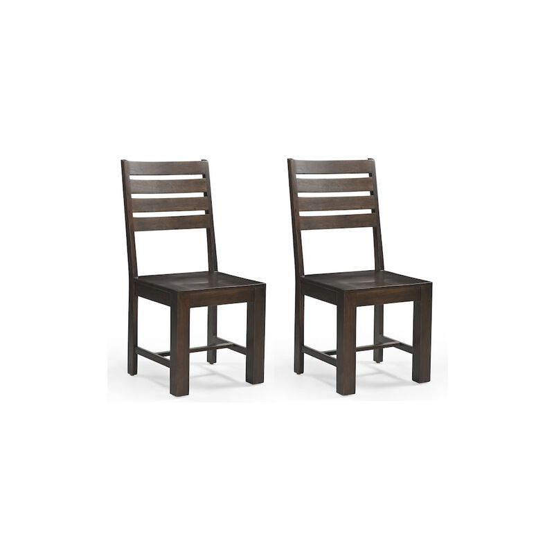 Taran Designs Elyria Solid Wood Dining Chairs (Set of 2)