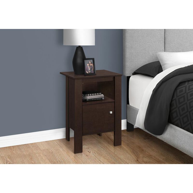 Accent Table, Side, End, Nightstand, Lamp, Storage, Living Room, Bedroom